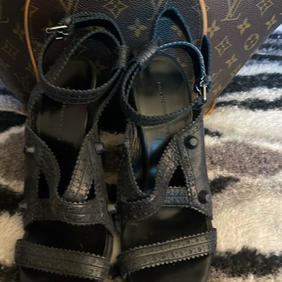 Balenciaga wedges in the color, black size 38 leather - Picture 6 of 6